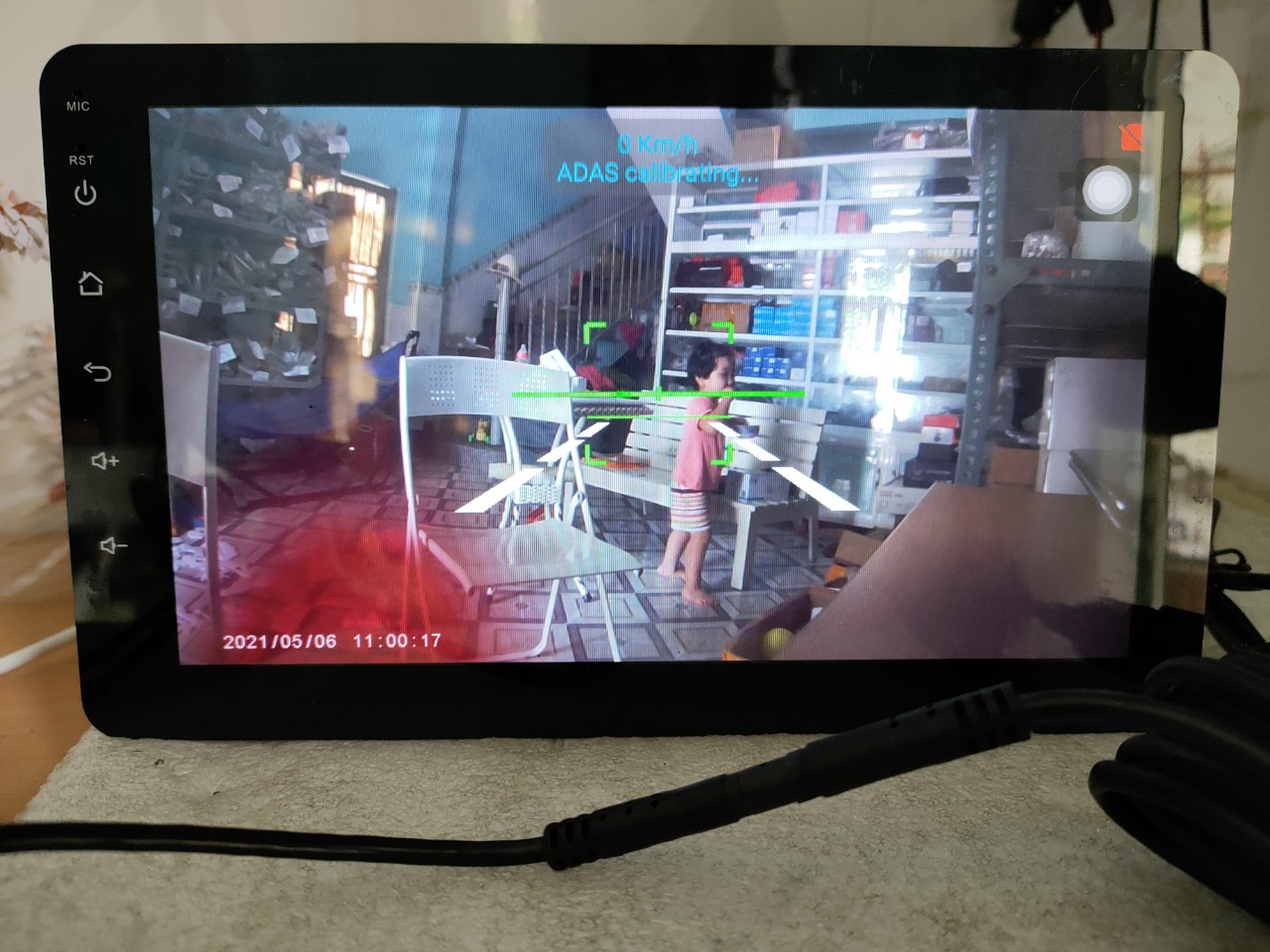 Camera hành trình U6 kết nối với đầu android