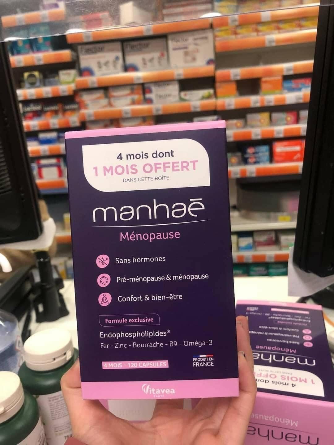 [Bạn mới nhập COSHBM -50% đơn 0Đ] Viên nội tiết tố nữ Nutrisante MANHAE - Pháp