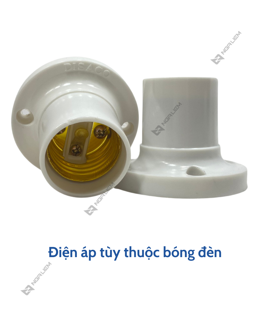 Đuôi Xoáy Ngồi Thẳng Trắng Disaco Đuôi E27