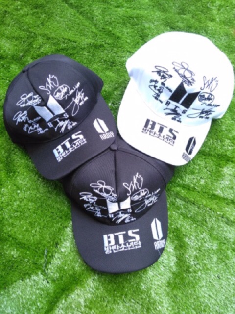 Nón Kết Chữ Ký Bts Đầy Đủ