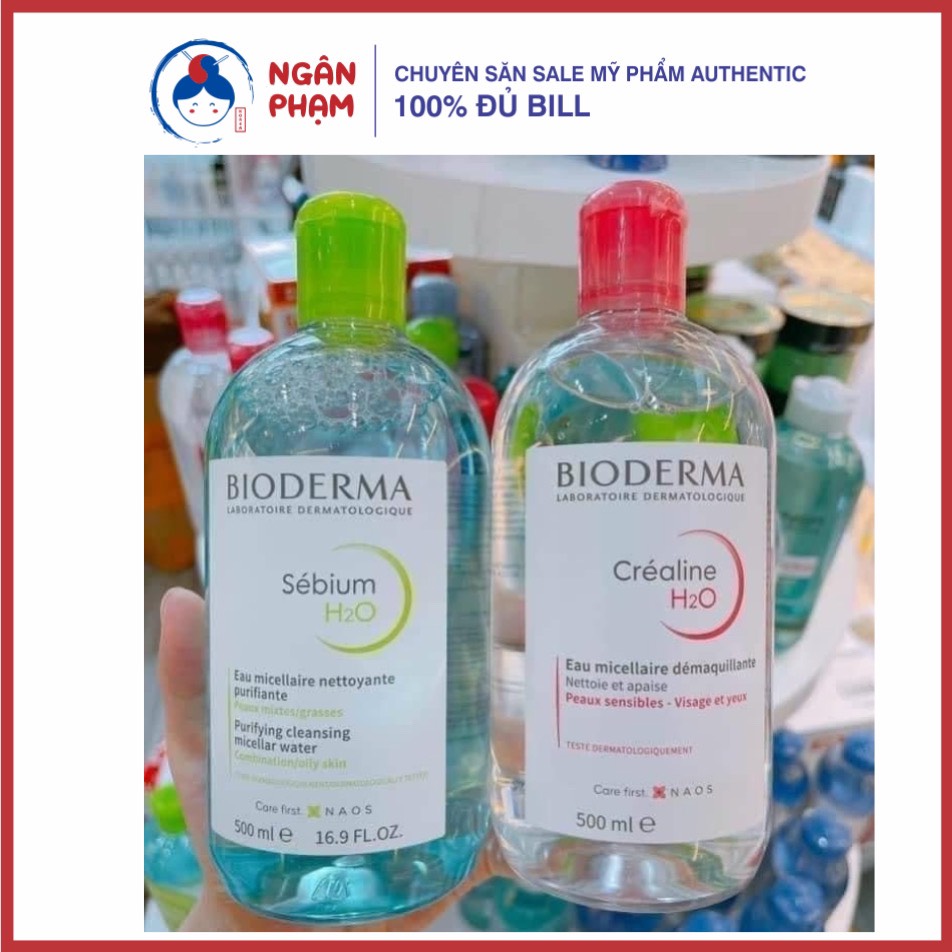 [ Bill Pháp] Tẩy trang Bioderma 500ml