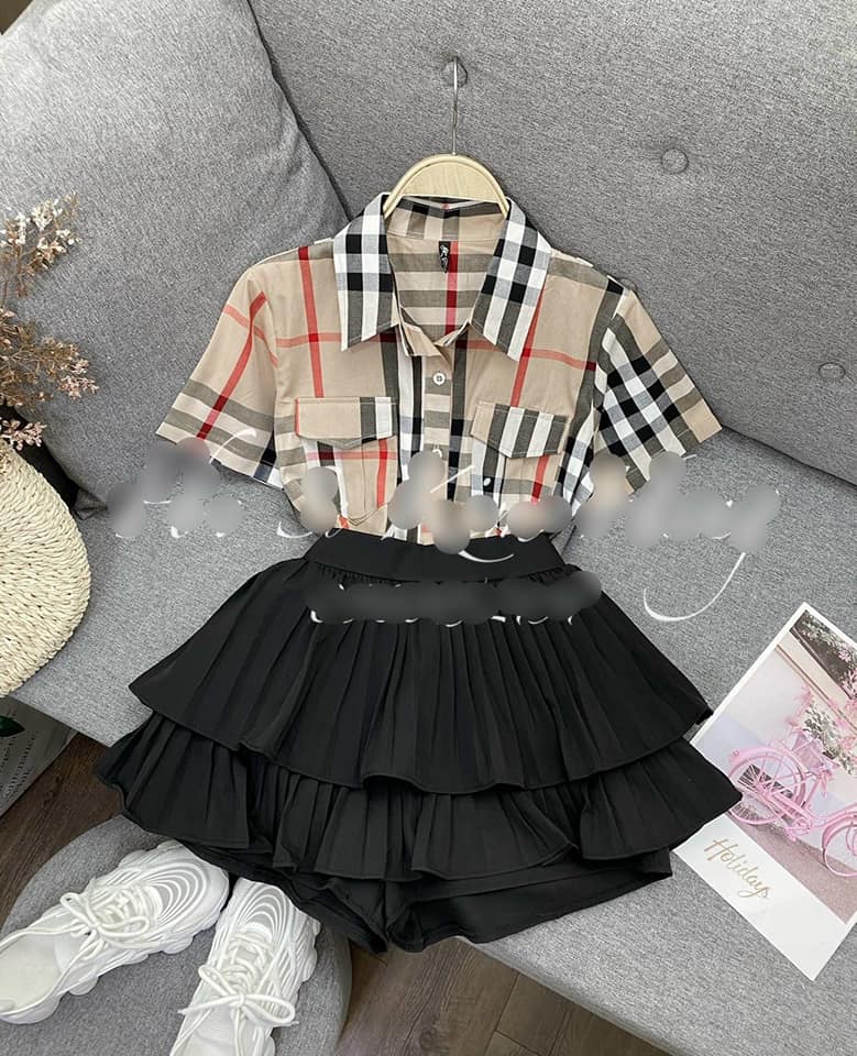 [HCM]ÁO SƠ MI CARO TAY NGẮN SIÊU HÓT  853