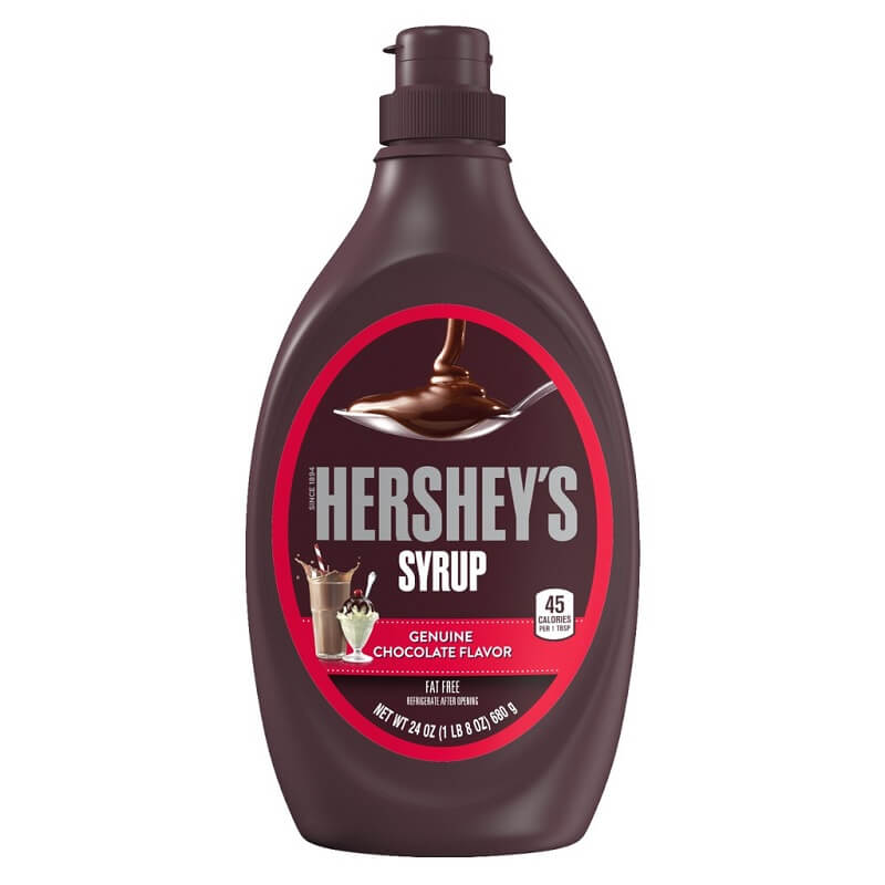 Siro dạng sệt vị ngọt thơm ngon hershey's syrup genuine chocolate/strawberry 680g chính hãng usa 100%