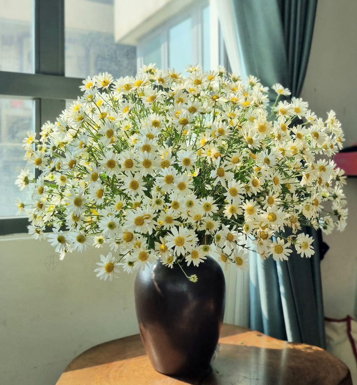 Bình Hoa Lọ Hoa Dáng Chum Men Mộc - Gốm Sứ Bát Tràng