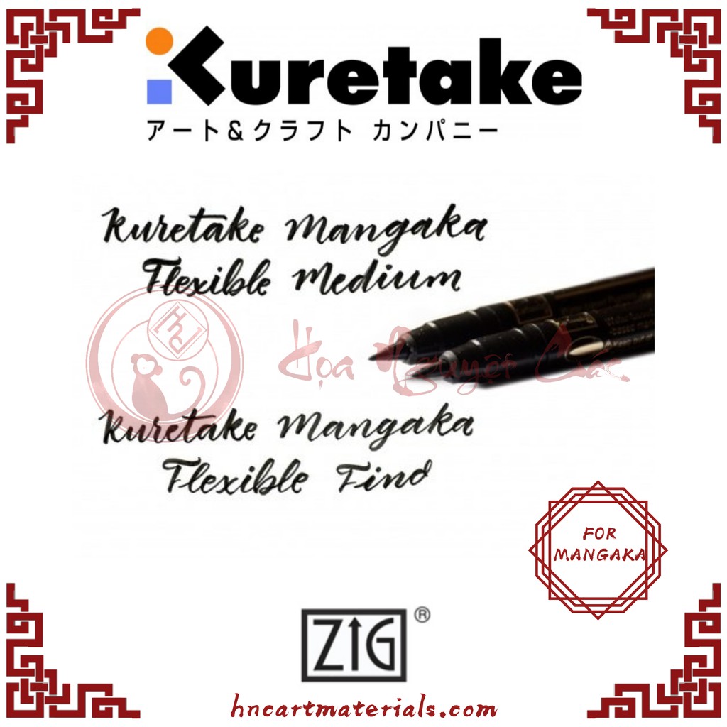 Bút line Zig Mangaka nhiều màu