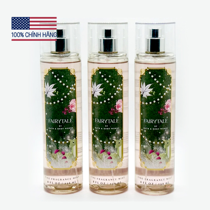 Xịt thơm toàn thân dưỡng ẩm Fairytale - Bath & Body Works 236ml