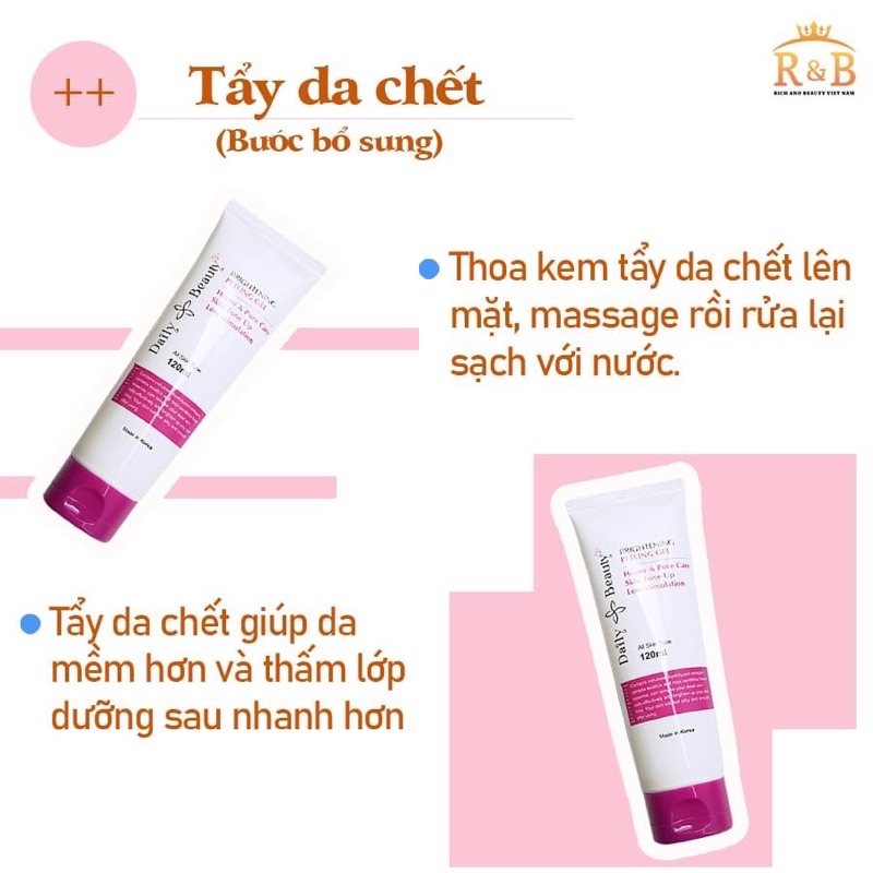 [Tặng mặt nạ nhau thai cừu] Bộ Ba Sản Phẩm Làm Sạch Da