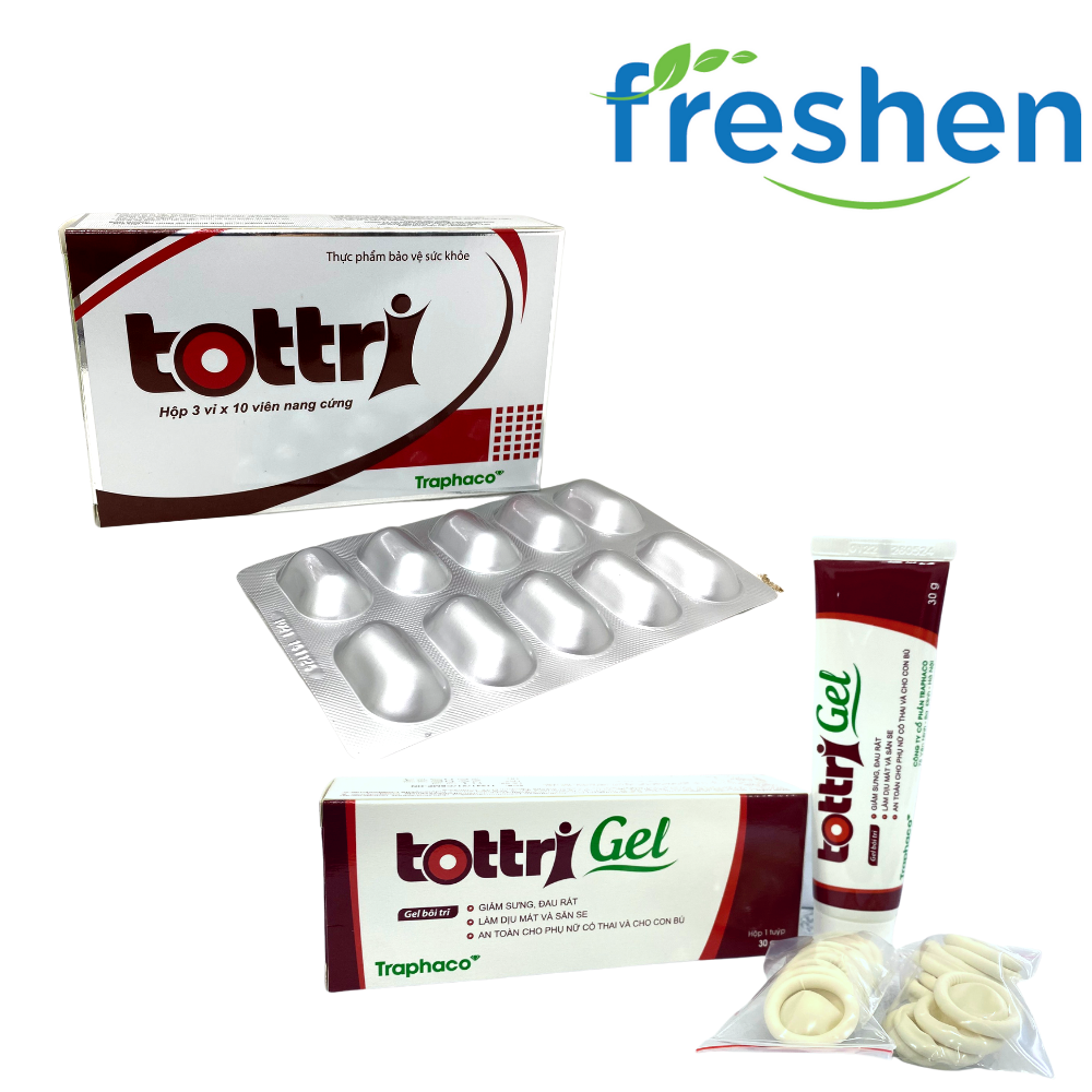 TOTTRI - Traphaco - Cải Thiện Trĩ Nhanh- Phòng, Ngăn Ngừa Trĩ Tái Phát