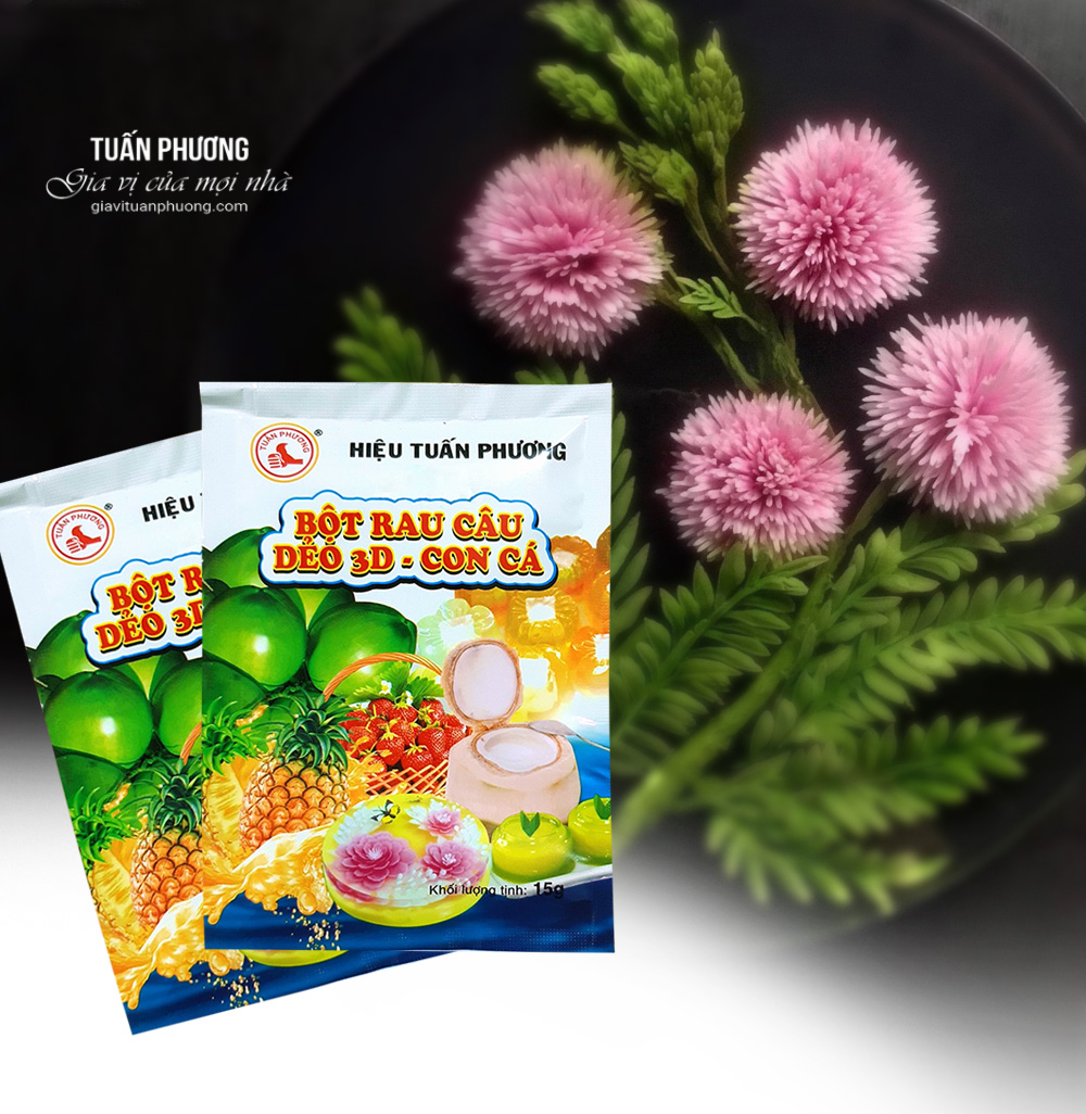 Bột Rau Câu Dẻo 3D – Con Cá 15g ( Gói )