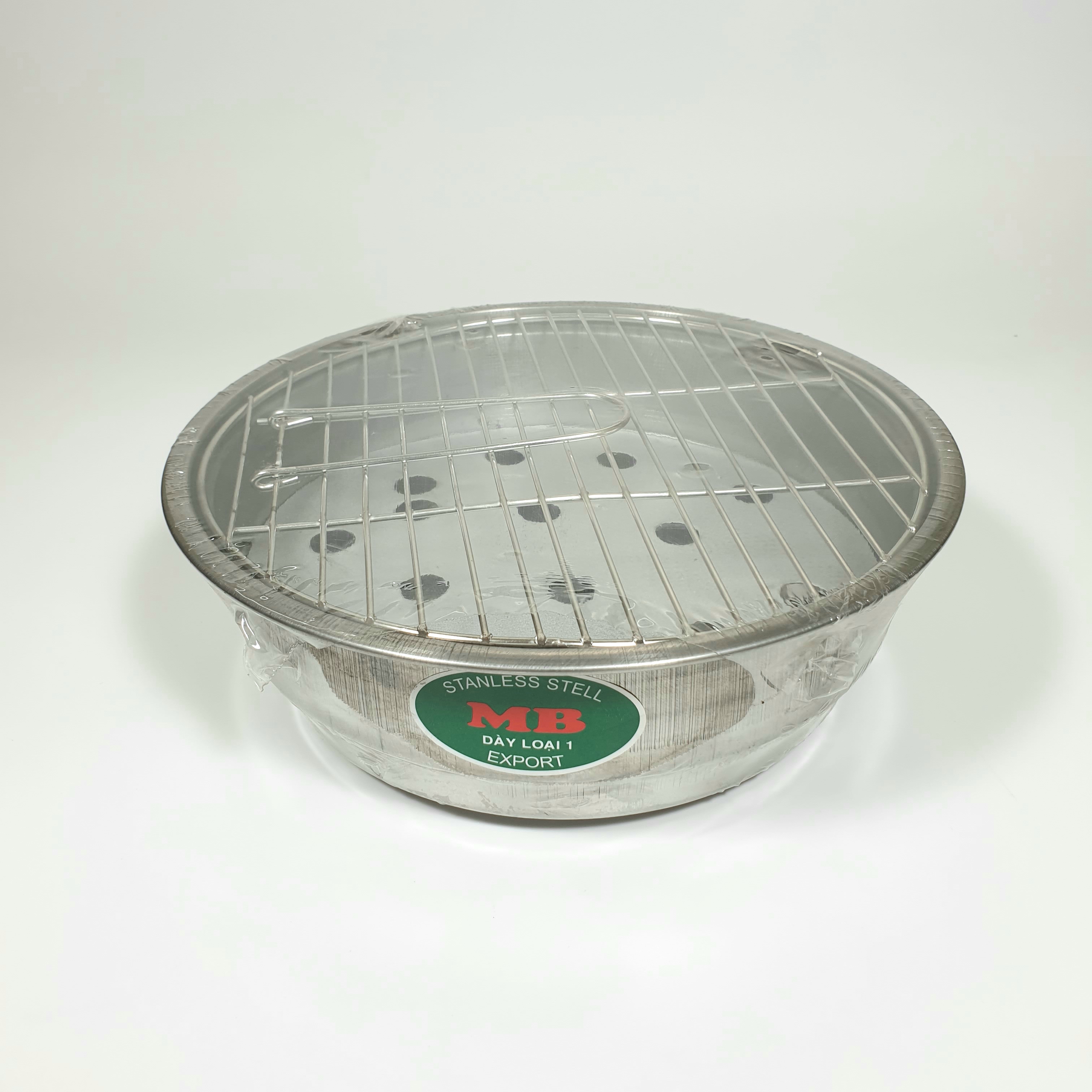 Lò Nướng Than Inox Tròn -30cm