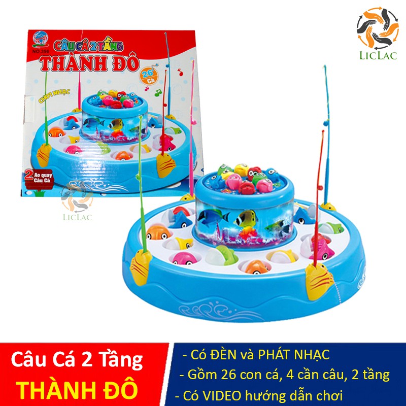 Đồ chơi câu cá cho bé yêu, đồ chơi câu cá 2 tầng phát nhạc cho bé vui chơi đồ chơi cho bé, đồ chơi cho trẻ em, đồ chơi thông minh cho bé yêu