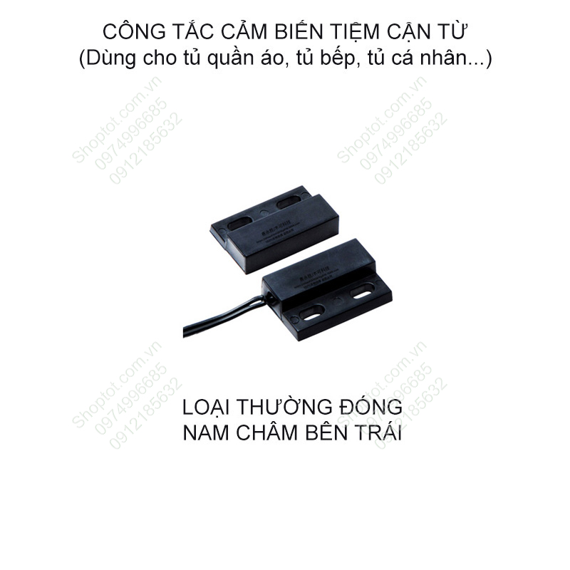 Công tắc tiện cận từ tính GBS23 loại thường đóng 12-220V 500mA (đóng mở bằng nam châm)