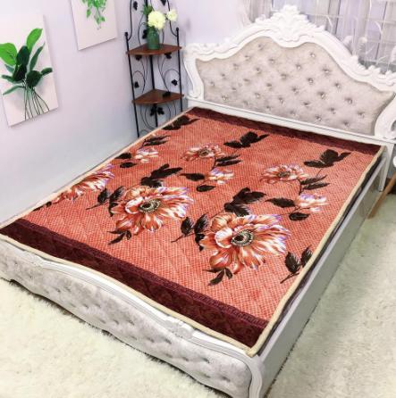 Thảm nỉ nhung trải giường hoa văn,thảm trải sàn Mã 1283