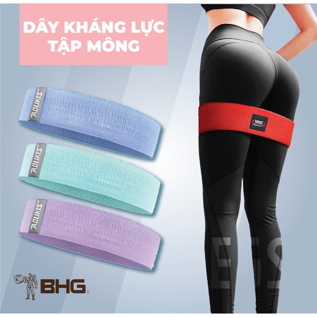 Dây Đàn Hồi Kháng Lực Tập Mông Miniband Aolikes Đensport