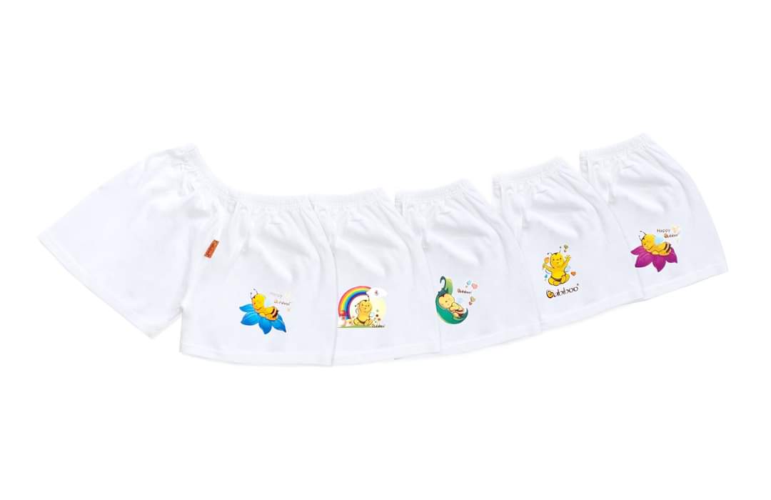 Quần Sơ Sinh Ngắn Cotton In BABIBOO BB11
