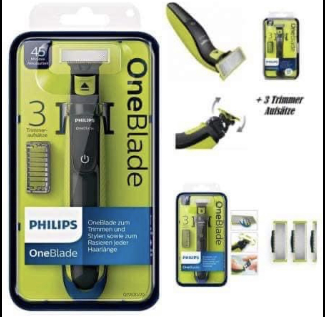[HCM]Dao cạo Philip One Blade Apparat ( sét gom 1 lưỡi dao ) .Made in Germany