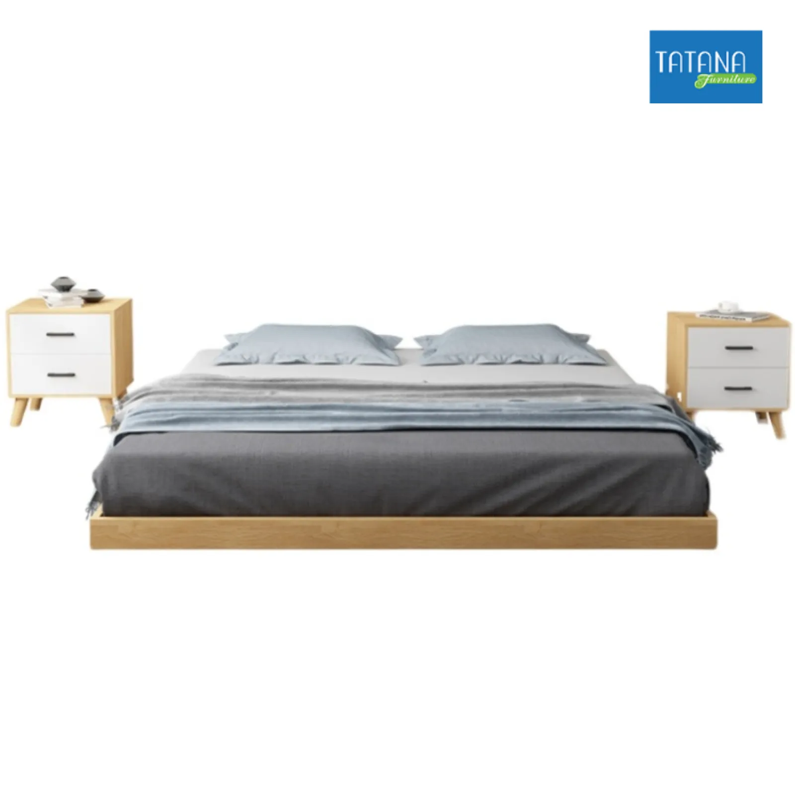 Free Ship HCM - Giường pallet  gỗ Tatana MDF029-Hiện đại tiện lợi.