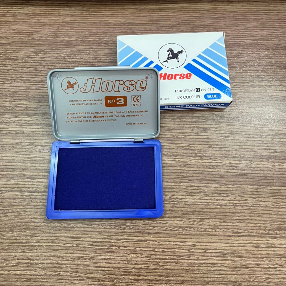 Khay tampon chấm mực, lăn tay Horse Thái Lan