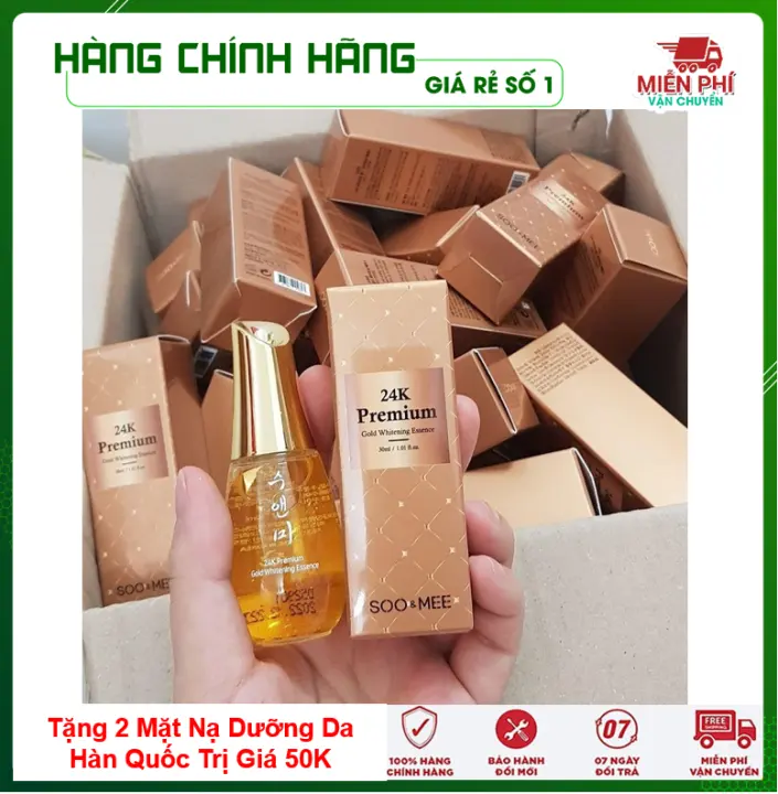 serum 24k premium gold whitening essence