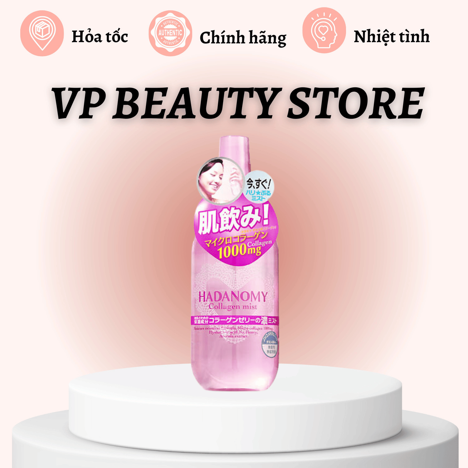 Hadanomy Collagen Mist 250ml-Xịt khoáng dưỡng da