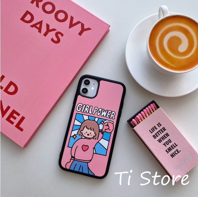[HCM]Ốp Lưng Girl Power iPhone | Từ 6 đến 12 Pro Max | [ TI STORE ]