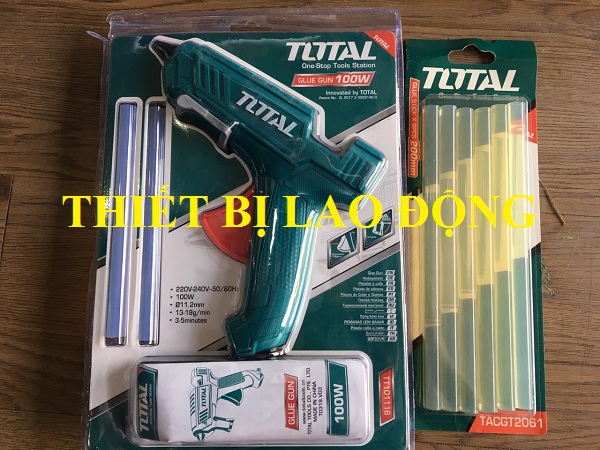 Dụng cụ bắn keo total tt101116+nhựa hàn total tacgt2061 - tacgt2061tt101116