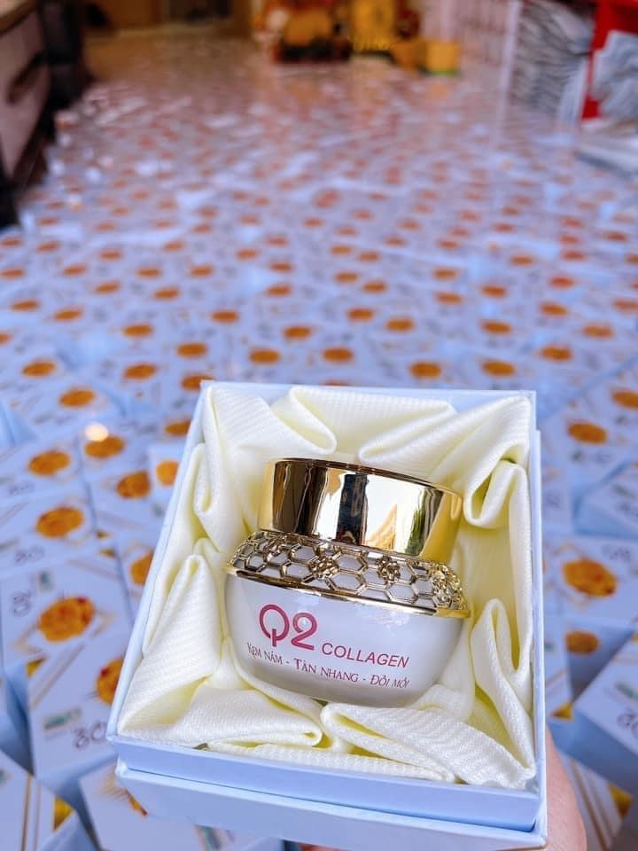 Kem Q2 Nám Collagen Trắng Da 2021