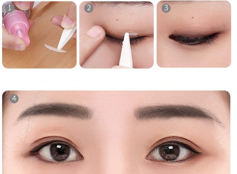 6 vỉ kích mí lưới 96 miếng cho mắt 1 mí sụp mí