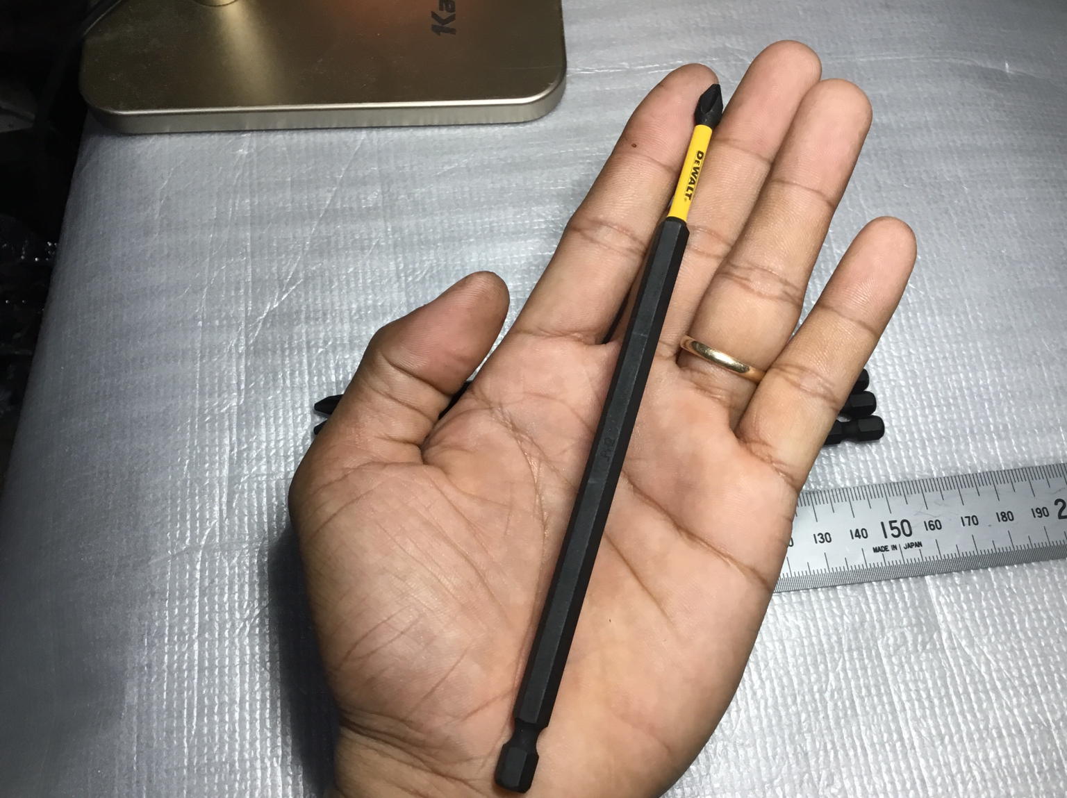 [HCM]Bộ 5 Mũi Vít DeWalt Chính Hãng Ph2-152mm Có Từ