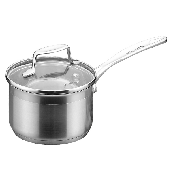 Nồi inox 3 lớp đáy từ Scanpan Impact 16cm 71231600 2,5L, dung cho mọi loại bếp, công nghệ đúc nén, an toàn trong máy rửa bát
