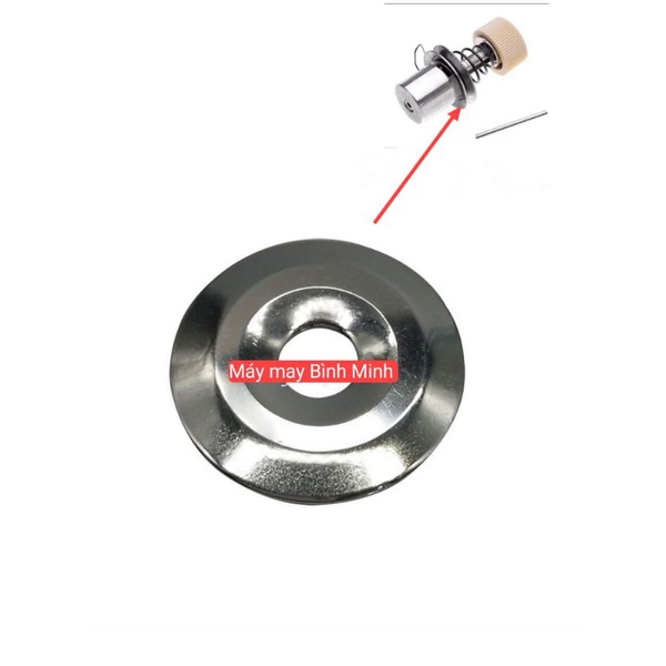 Combo 02 đĩa ép đồng tiền chính máy 1 kim công nghiệp