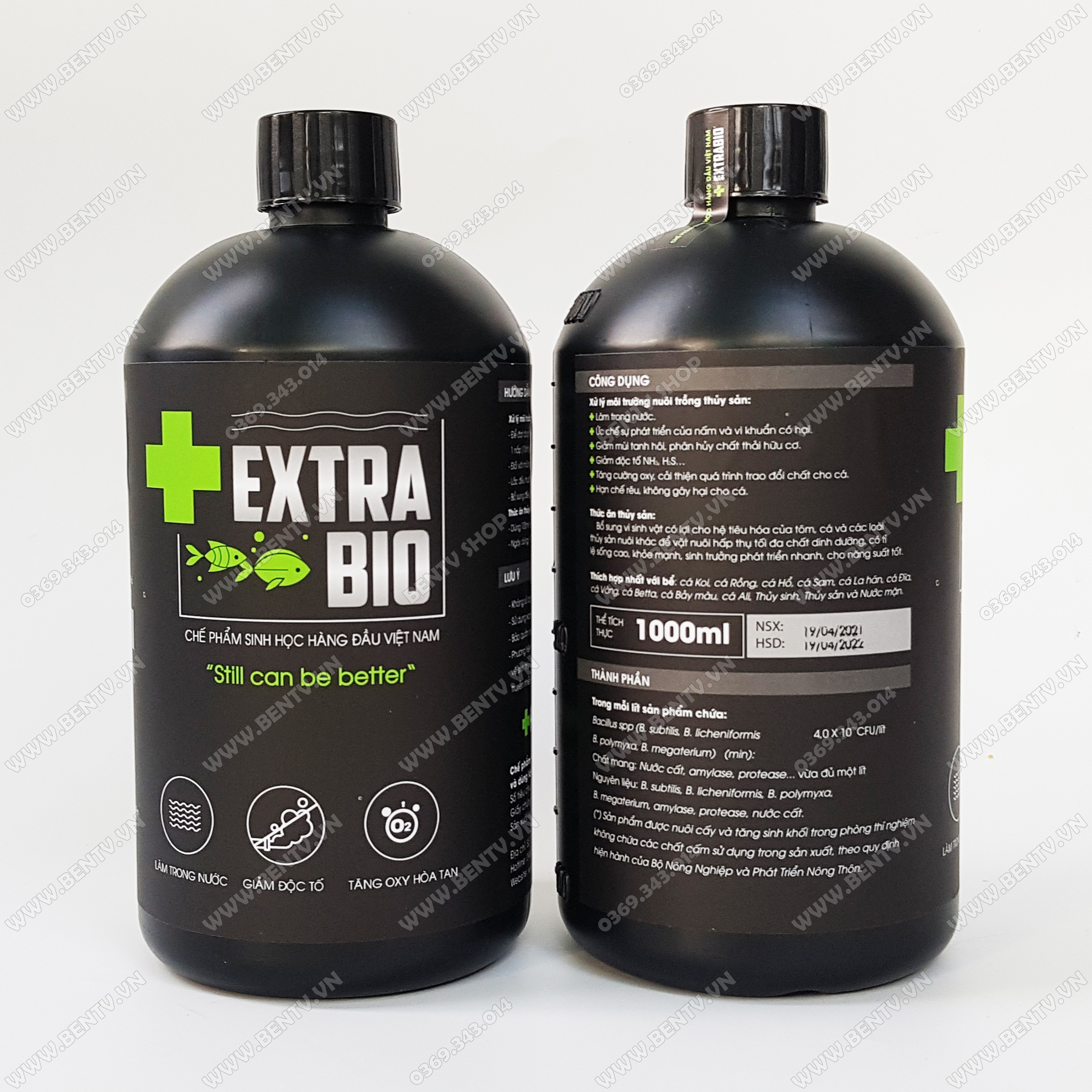 Chế Phẩm Sinh Học Extrabio 1000ml - Làm Trong Nước Hồ Cá