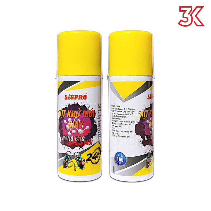 Chai xịt khử mùi giày LIGPRO 1 Chai