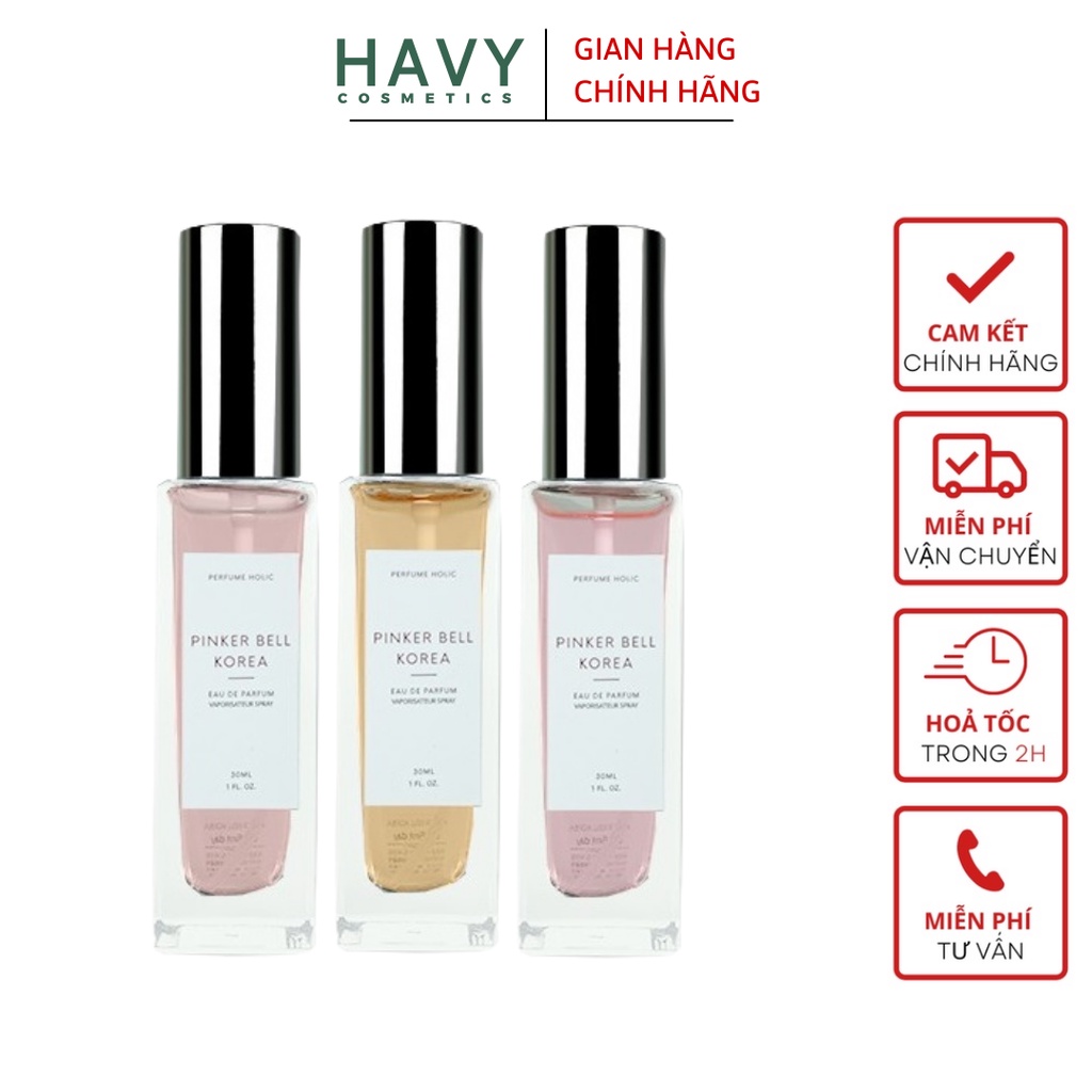[Full Mùi]Nước Hoa Dạng Xịt Pinker Bell Korea Eau The Parfum 30ml