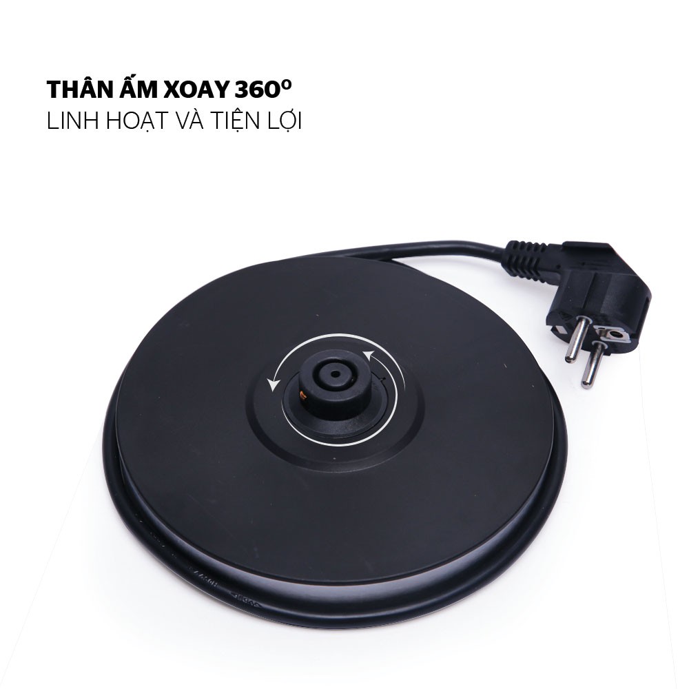 Ấm siêu tốc thủy tinh Sunhouse SHD1217