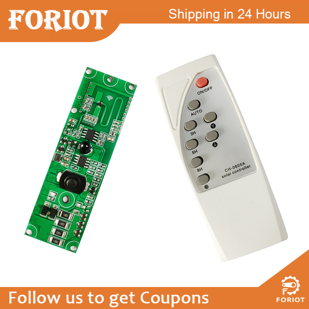 Foriot Original Foriot 3.2V3.7V light control + radar human body induction solar light circuit board solar LED driver board with remote control