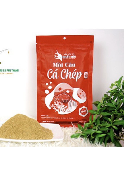 Mồi câu Cá Chép xanh - đỏ Phú Thành mã 63, mã 54