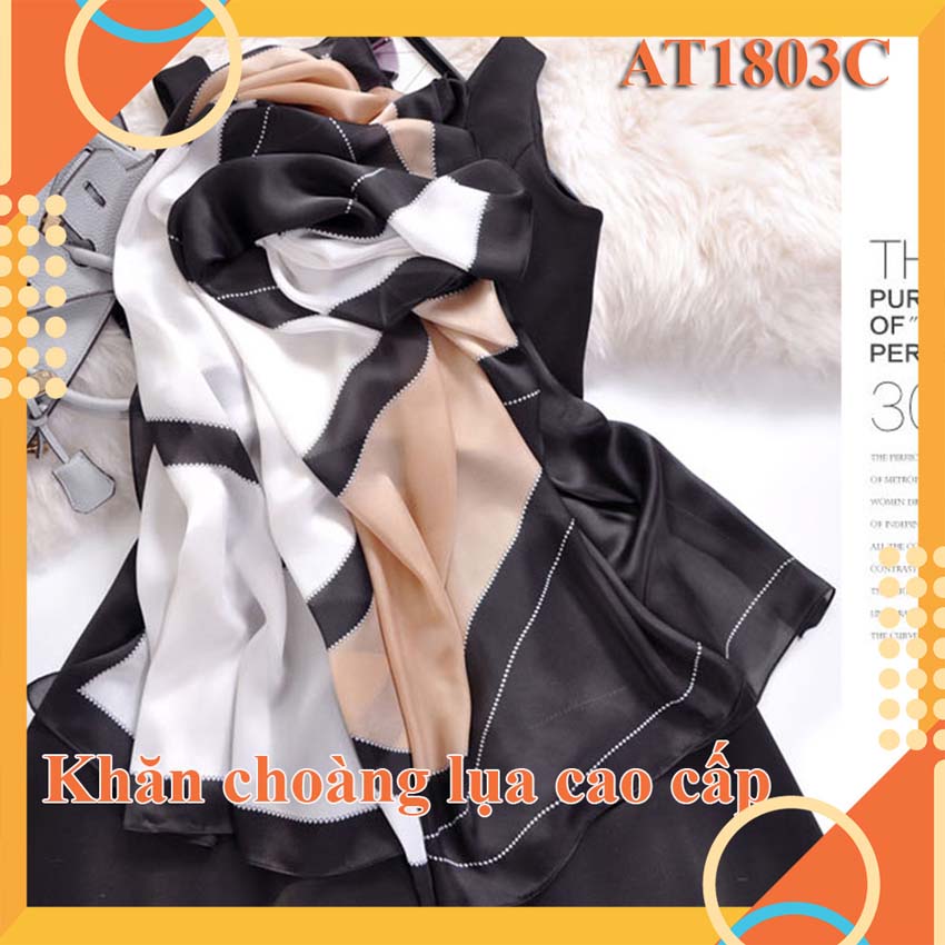[HCM]Khăn quàng cổ-Khăn lụa cao cấp nữ-Khăn giá rẻ lụa chất mềm mịn