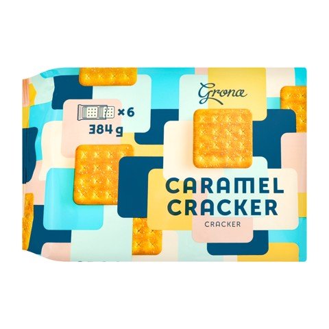 Bánh Quy Caramel Cracker Grona 384G