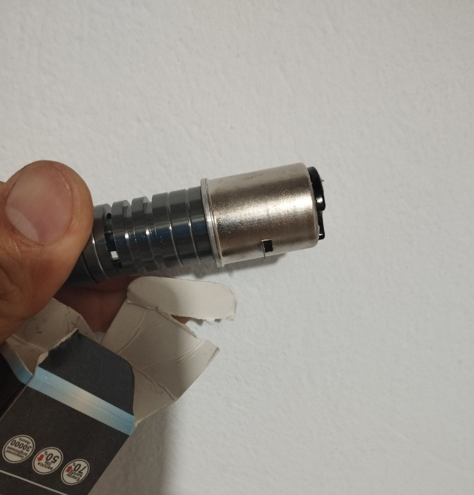 Bóng đèn led M6 bi cầu 2 chế độ sáng cót pha dùng GN125