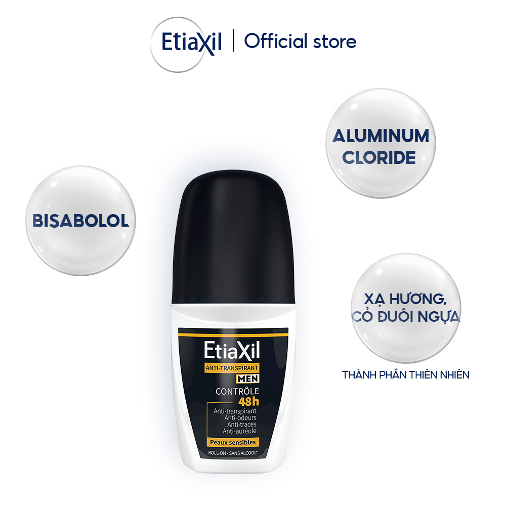 Lăn khử mùi Etiaxil men 50ml