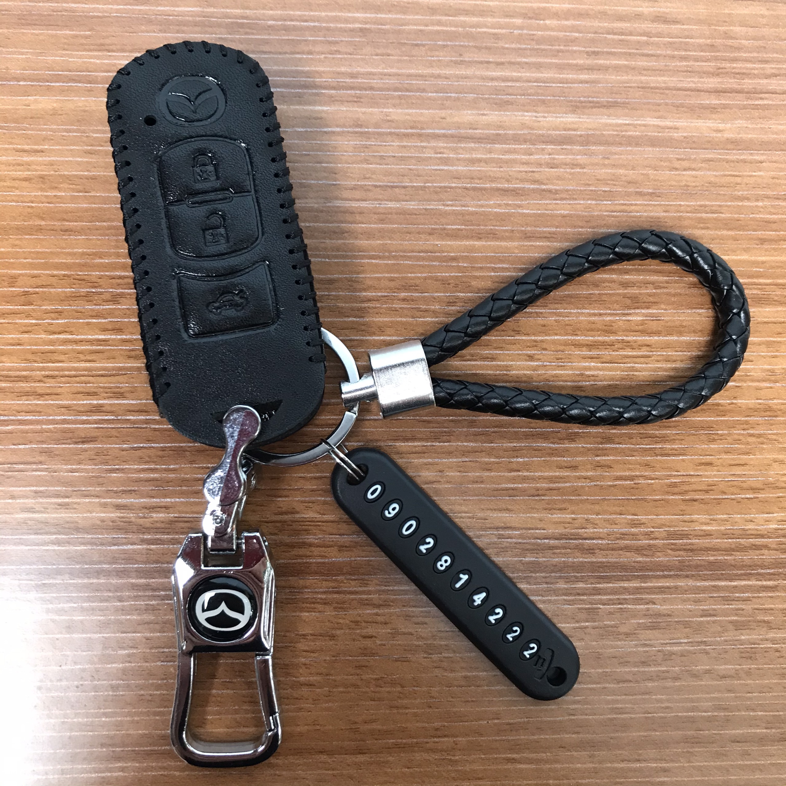 Bao da chìa khóa Mazda 2,3,6,CX5,CX8
