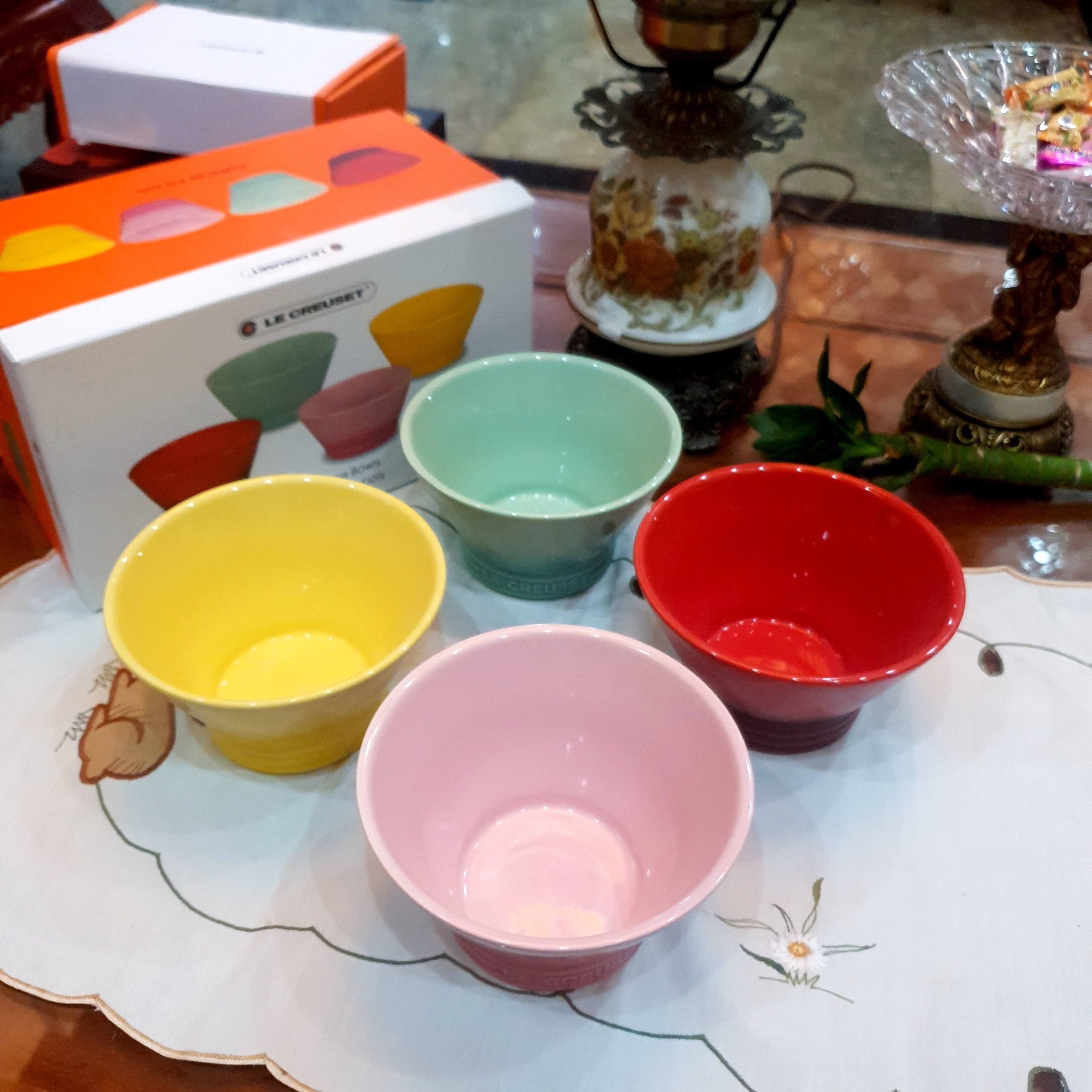 Bộ 4 Tô Le Creuset Kobe Bowls 600ml 14,6×14,6×8,3cm - Set of 4 Le Creuset Kobe Bowls 600ml 14.6×14.6×8.3cm