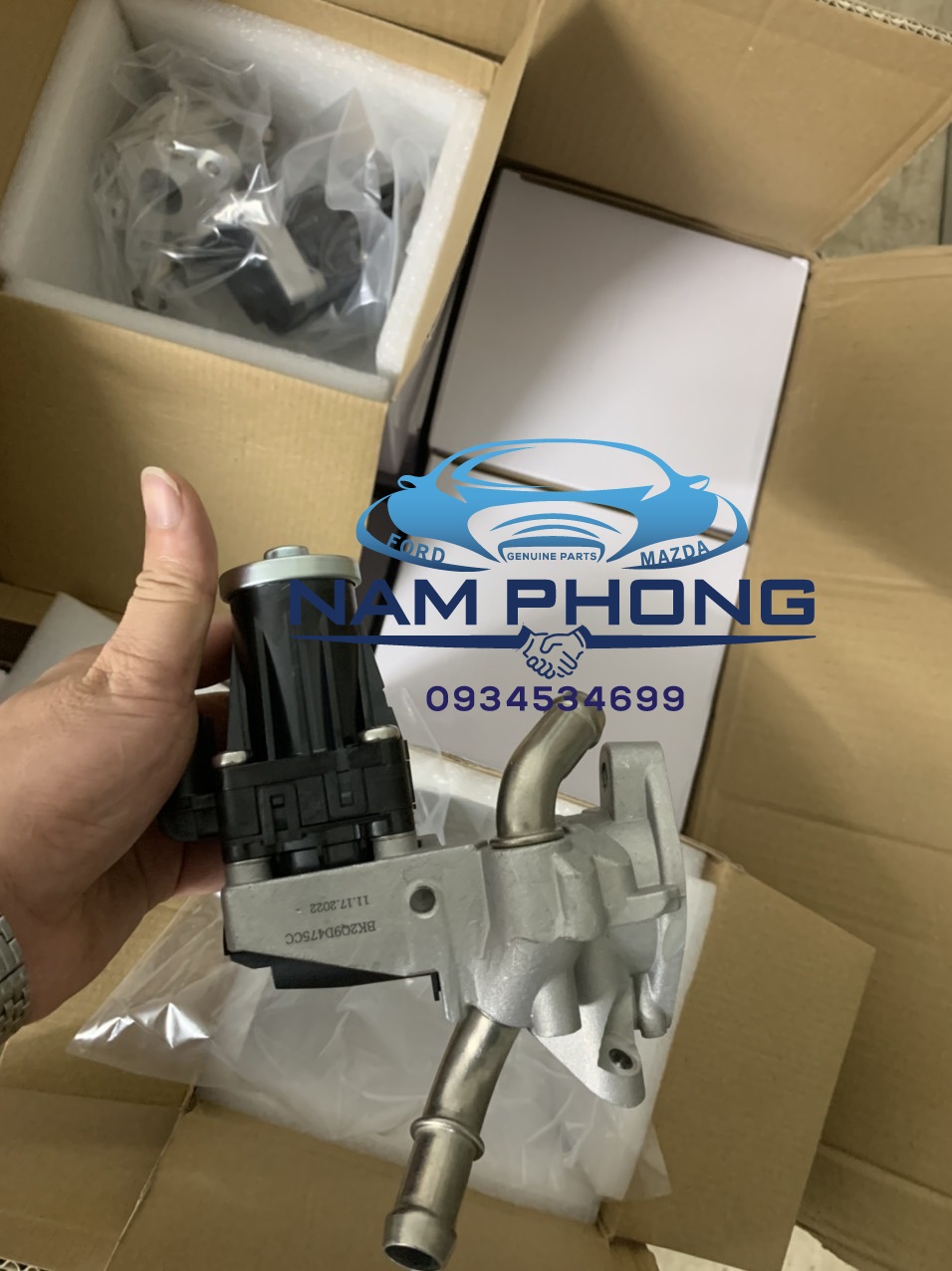 Van tuần hoàn khí xả van erg mazda bt50 2013-2020 - bk2q9d475ld