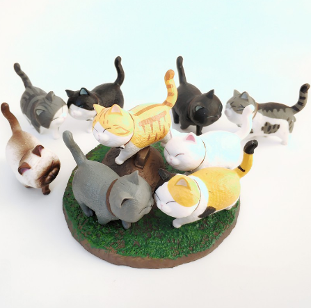 Bộ 9 mô hình mèo Munchkin thế hệ I,II