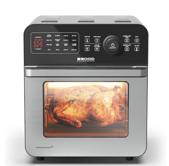 Nồi chiên không dầu 2Good S20, dung tích 14.5L, 16 chức năng nấu, công suất 1700W [sản phẩm bán chạy]