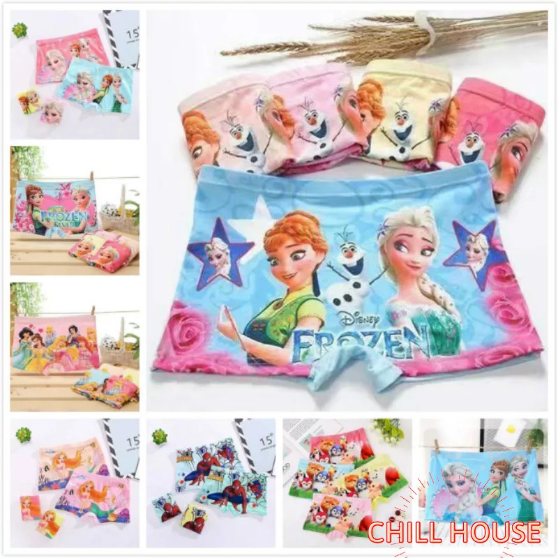 Combo 10 Quần Chip Đùi Elsa Cho Bé - Chillhouse