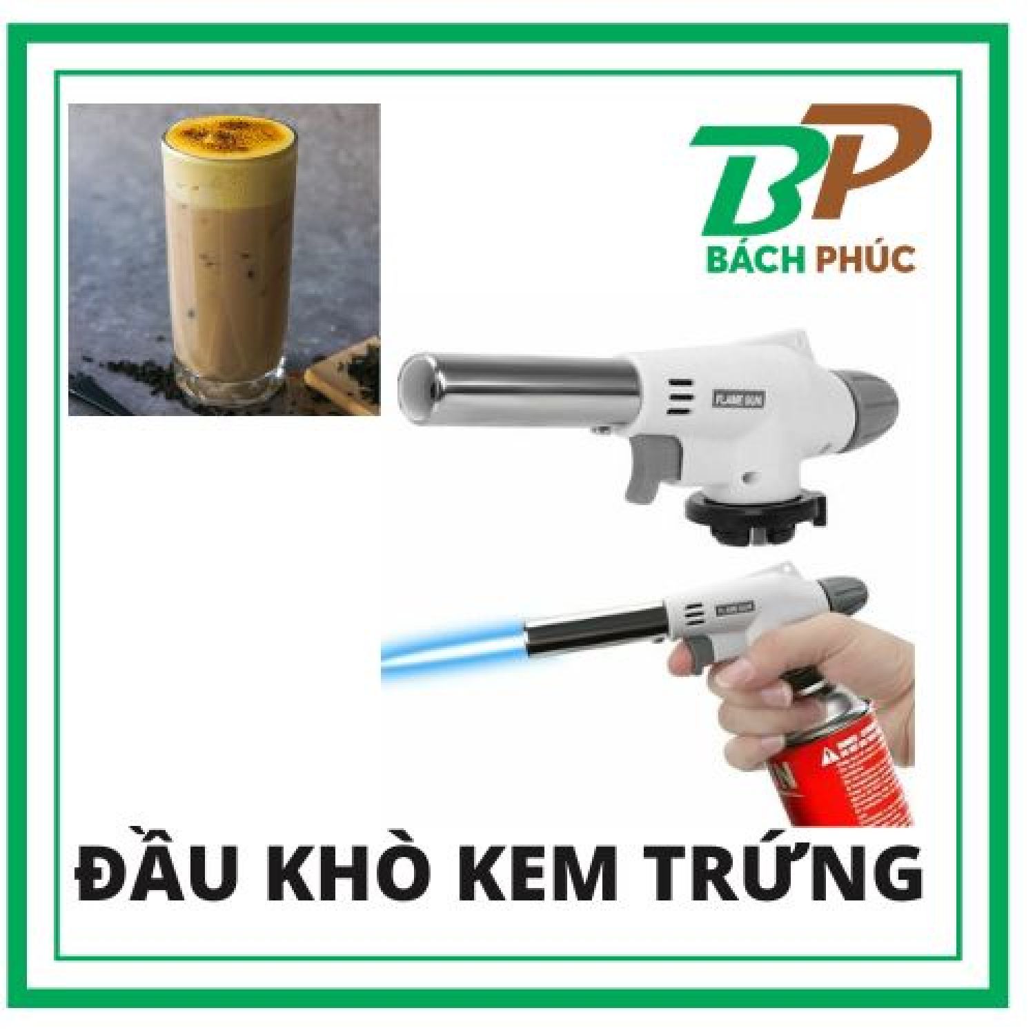 Máy Khò Kem Trứng - Dụng Cụ Pha Chế - Kho Pha Chế Đà Nẵng