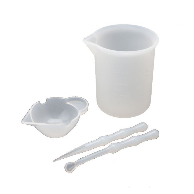 Bộ Dụng Cụ Pha Keo Resin Silicon