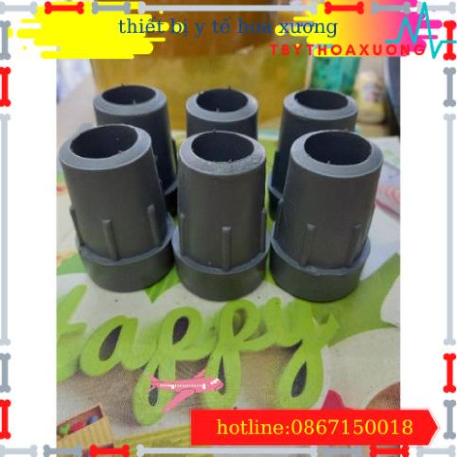 Đế Nạng Cao Su Thay Thế Cho Nạng Inox Việt Nam
